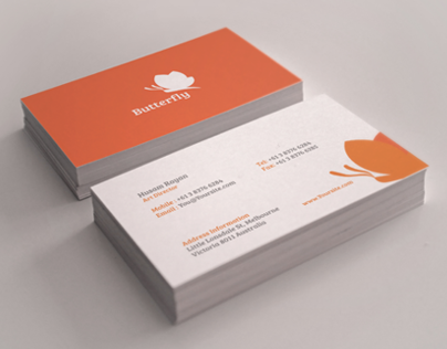 Butterfly Business Cards Vol 2