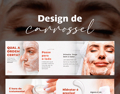 Design para Carrossel - Post Social Media - Estética