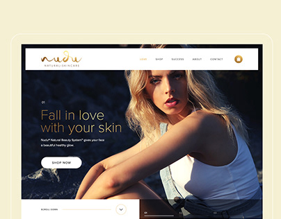 Nudu - website design