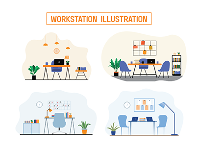 Workstation Illustration