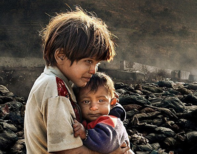 poster children displaced by wars