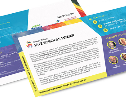 Safe Schools Summit – Event Postcard Design