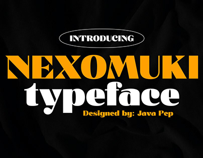 Nexomuki – Modern & Bold Sans