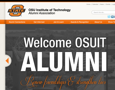 OSU Institute of Technology Alumni Website Concept