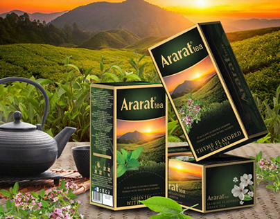 Ararat tea packaging