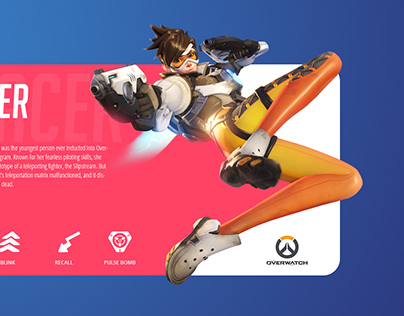 Overwatch Character Card - Tracer