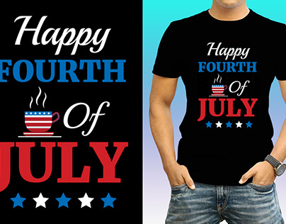 Happy 4th of July Custom Print Ready T-Shirt Designs