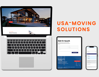 Moving Solution Company Website Design
