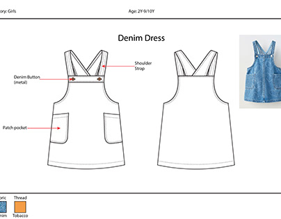 Project thumbnail - Denim dangree dress