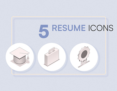 Resume icons