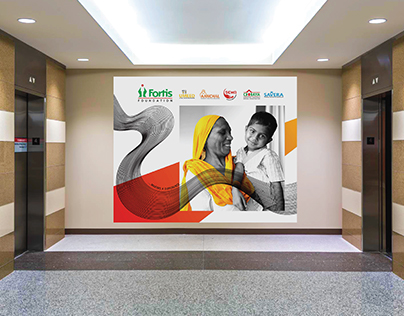 Fortis Foundation - Wall Graphic Design