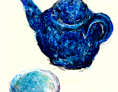 Tea pot & cup