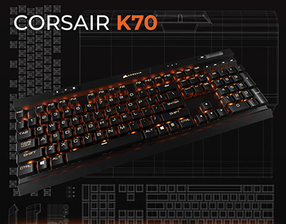 Corsair K70 Keyboard | 3D Model