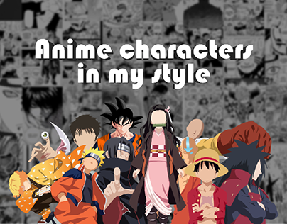 Anime characters in my style