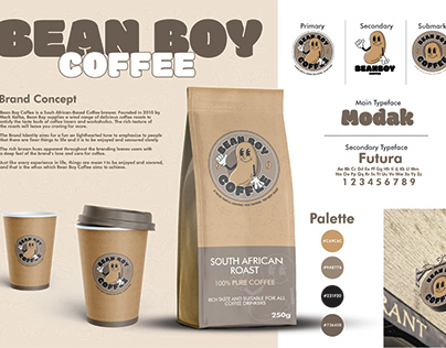 Bean Boy Coffee Packaging Design
