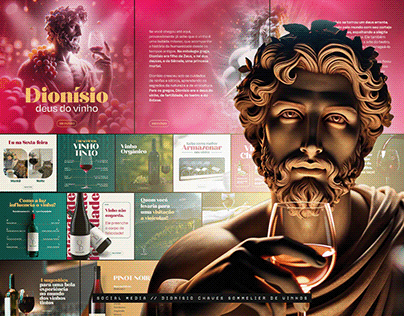 Vinho Fino Projects  Photos, videos, logos, illustrations and branding on  Behance