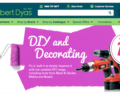 Banners for Robert Dyas