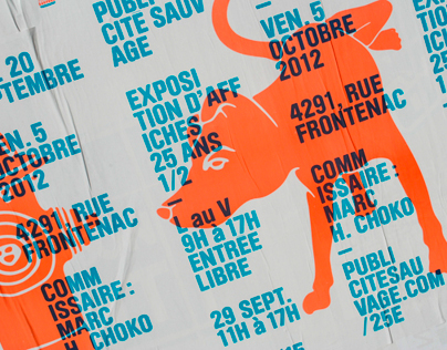 Publicité Sauvage / 25th anniversary posters