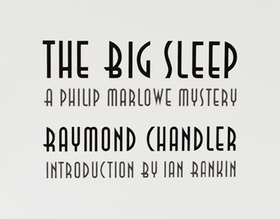 The Big Sleep Book Cover