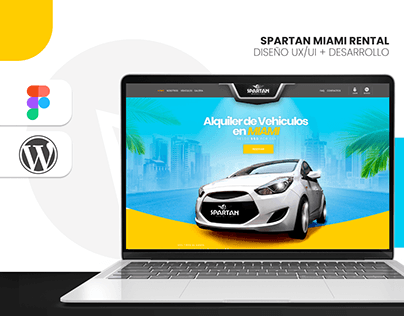 Diseño UX/UI + Desarrollo web SPARTAN RENTAL CAR MIAMI