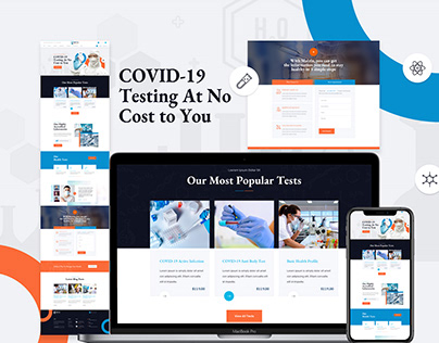 COVID-19 Lab Test Service Website