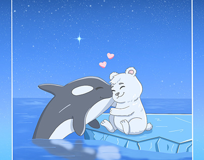 A story about a White Bear and an Orca