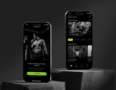 Fitness Mobile App Design