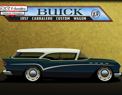 57 Buick Cabbalero Custom Wagon concept