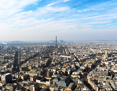 Paris from the sky