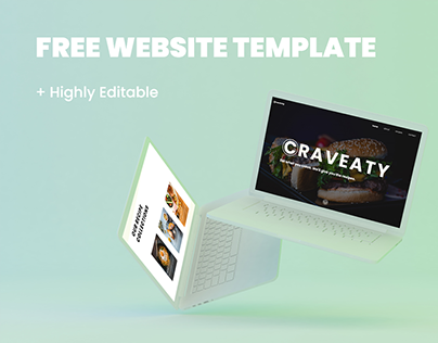 CravEaty - Free Clean Website UI Kit