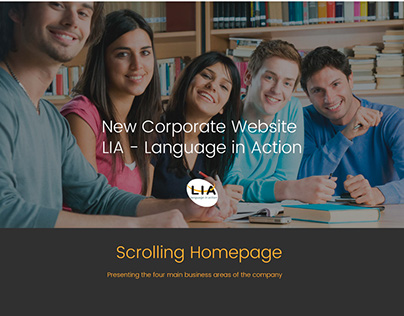 New Corporate Website for LIA - Language in Action