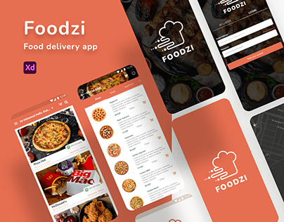 Foodzi Food Delivery App | UI/UX Design