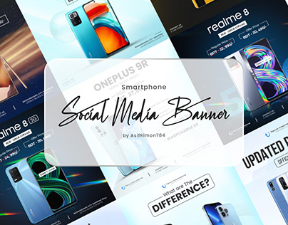 Creative Smartphone Banner for Social Media Ads