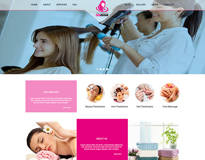 Home Page Spa Layout
