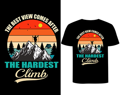 THE BEST VIEW COMES AFTER THE HARDEST CLIMB