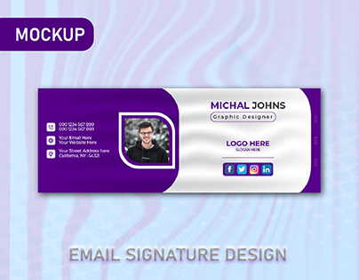 Corporate Email Signature Design.