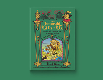 The Emerald City of Oz - Book Cover