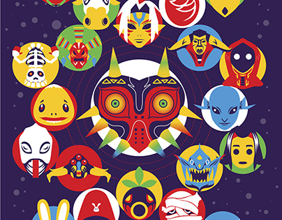 Majora's Mask poster design