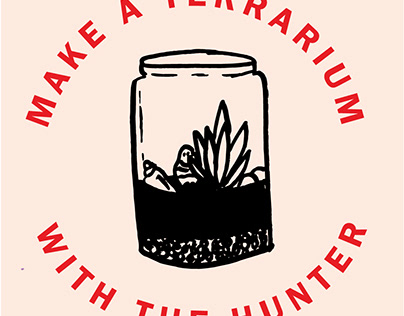 Make a Terrarium: Sketched Ingredients