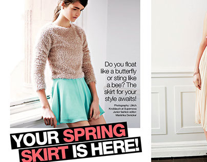GLAMOUR Your Spring Skirt is Here!
