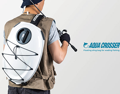 AQUA CROSSER-floating sling bag for wading fishing