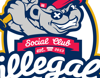 Illegal Social Club Baseball Tee