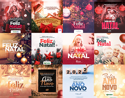 Social Media Natal (Christmas) | Ano Novo (New Year)