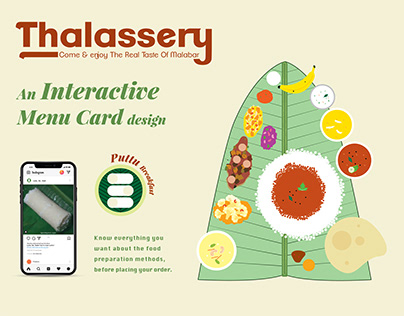 Interactive Menu card design