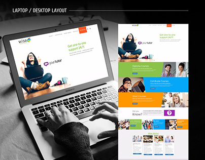 Wise Education Group Website (2015)