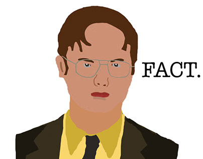 Dwight Schrute drawing