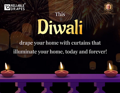 Reilable Drapes Diwali Animation