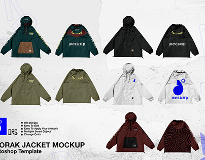 Anorak Jacket Mockup