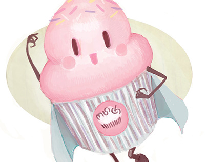 Munch bakery character design