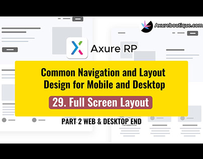 Common Navigation and Layout: 29.Full Screen Layout